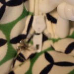 Vintage 70s Mary Martin Florida Geometric Maxi Dress Womens Mod Op Art Size 14 Green Photo 6