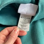 Champion Cropped Green Sweatshirt Small Photo 6