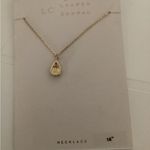 LC Lauren Conrad Lauren Conrad pear necklace. Photo 3