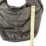 Rainforest Packable Puff Travel Shoulder Bag Gray Water Resistant Handbag Purse Photo 5