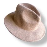 Desert Blue tan wool blend Panama fedora hat, NWT Photo 0