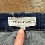 Risen Jeans High Rise Wide Leg Dark Wash Jeans Women’s Size 1XL Stretchy Jeans Blue Photo 8