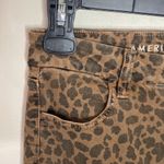 American Eagle next level stretch curvy super hi-rise jegging jeans leopard sz 4 Photo 4