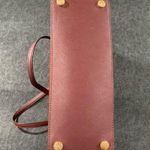 Michael Kors  Charlotte Large Leather Top Zip Tote Bag burgundy Photo 6