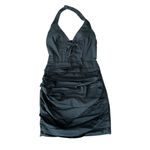 Babyboo Sofia Halter Neck Ruched Mini Dress Black Size Small NEW NWT Photo 1