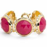 Trina Turk 💕💕 Large Round Bezel Set Dome Bracelet Photo 5