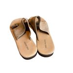 Free People  Mila Minimal Flat Sandals Metallic Slip-On Slides Casual Size 8 NIB Photo 2