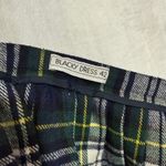 Blacky Dress Berlin XS Mini Skirt Wrap Green Plaid Wool Kilt Scotland Y2K School Photo 7
