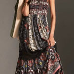 Anthropologie Bhanuni by Jyoti Bohemian Maxi dress size 8 Photo 0