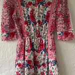 Love Shack Fancy  Rush Of Red Novalie Scoop Neck Mini Dress SKU: 11315774; S Photo 0