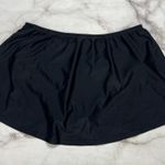 Island Escape Thigh Minimizing Swim Skirt Size 16W Black Lined New Photo 3