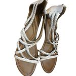 American Eagle  white straps flat sandals size 12 Photo 3