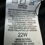 Michael Kors Black Strapless Tankini Swimwear Set Top & Botton Plus Size 22W Photo 10