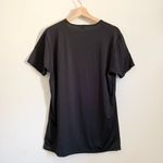 Uniqlo Black AIRism Comfort Short Sleeve Athletic Top Large Photo 4