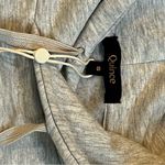 Quince  Super Soft Fleece Pullover Hoodie Sweatshirt Heather Grey Size M Photo 6