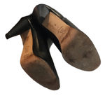 LAVORAZIONE ARTIGIANA HEELED BLACK LEATHER BOOTS WITH PATENT LEATHER BOW (7) Photo 7