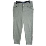 Democracy "Ab"solution Utility Green/Olive Tapered Cargo Flap Pocket Pants sz 12 Photo 1