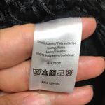 Venus Women’s Black Chiffon Overlay Top Looped Fringe Sleeveless Sheath Dress Photo 10