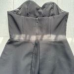 Finders Keepers  Black Peplum Pencil Skirt Dress Size Small Photo 8