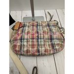 Coach Poppy Madras Sequined Pink Canvas Crossbody With Matching Wallet 9x7” EUC Photo 3