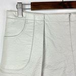 Nightwalker NEW Origami Gray Vegan Leather Layered Shorts M Photo 3