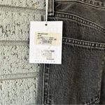 NWT Etica Alex Ripped Ankle Skinny Jeans Smokey Mountain 28 High Rise Button Fly Black Photo 8