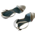 Schutz NEW Cadel White Rhinestone Bridal Heel Occasion Sandals Sz 8.5 Photo 5