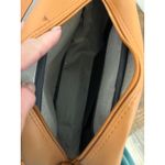 Vintage Brown Faux Leather Satchel Crossbody Bag With Buckle Detail Green Photo 6