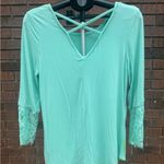 Disney Parks Little Mermaid Princess Ariel Lace Trim Knit Tunic Top Size Medium Photo 6