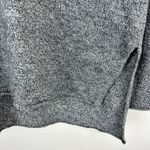 Babaton Aritzia  Erin Linen Blend Sweater Gray Size Medium Relaxed Fit V-Neck Photo 5