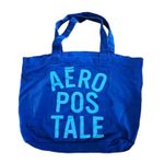 Aeropostale Bag Womens Size Tote Blue Tote Double Handle Casual Preppy Photo 0