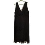 Jonathan Martin Women Studios Black Lace Dress - Size 22 Photo 3