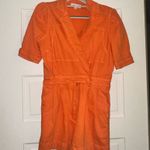 Day + Moon Orange Romper Size medium Photo 0