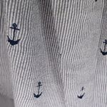 Lucy Love  Blue and White With Anchors Halter Style Top Photo 10