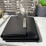 Gucci Authentic  Black Textured Leather Wallet Photo 10