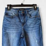 Judy Blue  Womens Relaxed Fit JB8271 DK Distressed Blue Medium Wash SZ 28 Photo 2