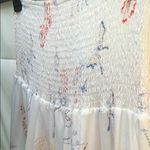 PacSun PacDun LA Hearts Smocked Vacation Print Mini Skirt White Graphic Photo 1