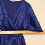 Baltic Born Savannah Print Kimono Maxi Dress Navy Blue Size Small True Wrap Photo 10
