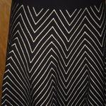Carmen Marc Valvo Black & White Zig Zag  Skirt Size XS Photo 3