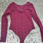 Forever 21  Lace Long Sleeve Bodysuit Photo 0