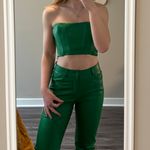 ZARA green leather set Photo 0