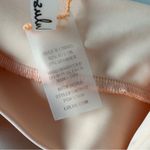 Lulus Triangle Bikini Top Light Orange Orange Stretch ruched light support swim Photo 8