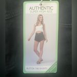 Simple Society  Black, Distressed Button‎ Tab Cotton Super High Rise Shorts 5/27 Photo 11