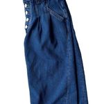 Anthropologie Pilcro Blue Jean Skirt Size 4 Front Button Pleaded Pockets… Photo 9