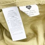 Madewell Linen-Blend Button Henley Slouch Shirt Olive Green MD130 Womens Size XS Photo 6