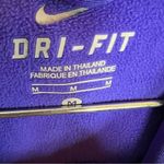 Nike  1/4 Zip Hooded SweatShirt Blue Size Medium‎ Fleece Lined Excellent Cond Photo 1