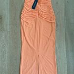 White Fox Boutique  - City Lights Glow Maxi Dress in Orange Photo 4