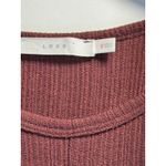 Lush Clothing Lush Womens Dress Tie Waist Ribbed Sleeveless Burgundy Knit‎ Bodycon Small Photo 4