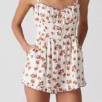 Urban Outfitters  Betti Printed Linen Blend Romper Size small Photo 0