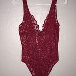 Victoria's Secret Red lace bodysuit Photo 1